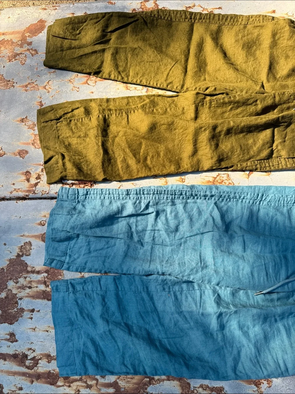 Quince 100% Linen Pants Bundle — Size Small (2 Pairs)